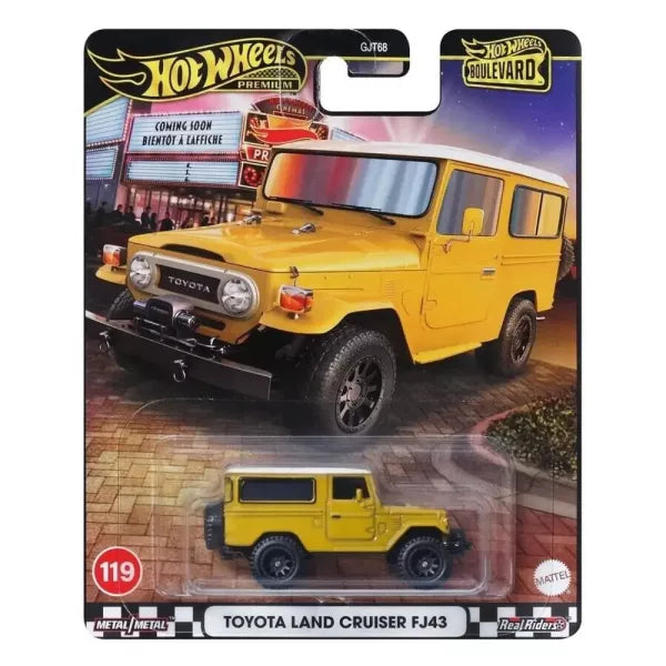 Cocoland Toys Hot Wheels Premium Toyota Land Cruiser FJ43 Boulevard Series 119 Die-Cast Collectible Car