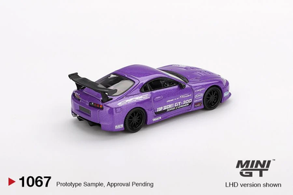 MINI GT Toyota Supra (A80) Top Secret GT-300 Top Secret Purple