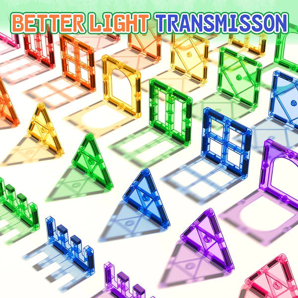 MagPlay Boys and Girls' Magnetic Tiles Constructing and Creative Learning Educational GAMING 28 Pieces