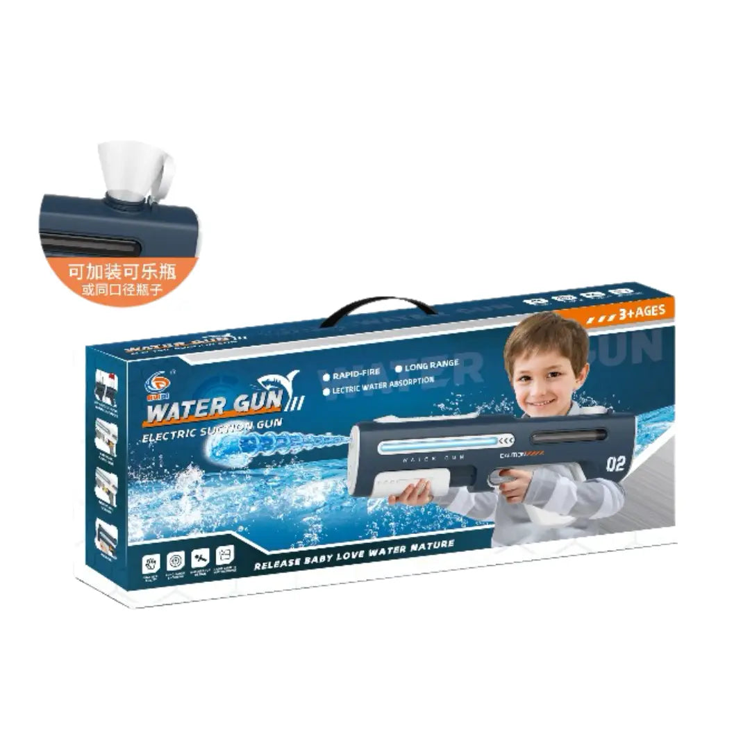 Electric Water Gun 350ml Automatic High-Pressure Blaster for Kids & Adults