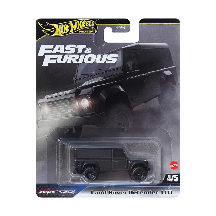 Hot Wheels Premium Fast & Furious Land Rover Defender 110 Collectible Diecast