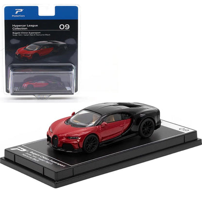 PosterCars Hypercar League Collection Bugatti Chiron Supersport 1:64 Scale