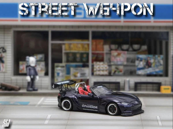 Street Weapon 1/64 MX-5 Roadster Pandem Rocket Bunny Modified