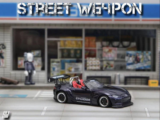 Street Weapon 1/64 MX-5 Roadster Pandem Rocket Bunny Modified Midnight Purple