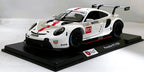 Porsche 911 RSR GT White Racing Car Front View Cocoland Toys