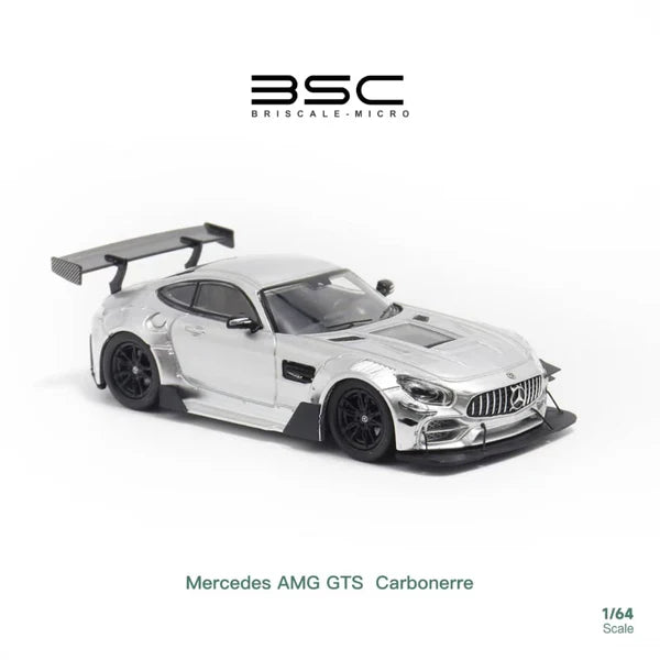 BSC 1:64 Mercedes-Benz AMG GTS Carbonerre Silver