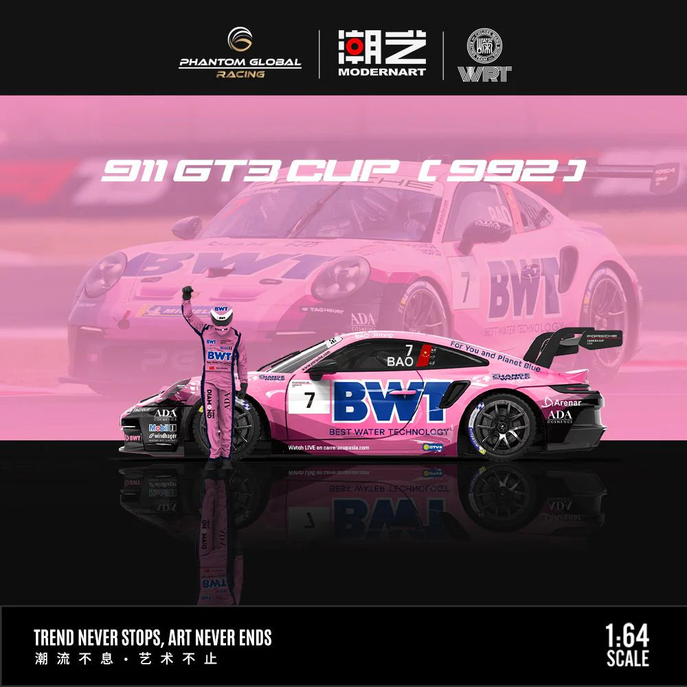ModernArt X Yonda BWT 1:64 Porsche 911 GT3 CUP (992)