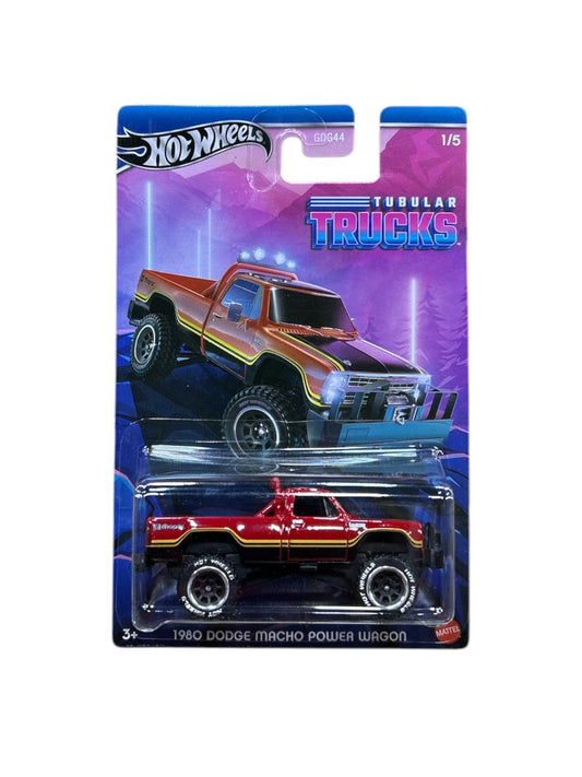 Hot Wheels 1980 Dodge Macho Power Wagon, Tubular Trucks 1/5