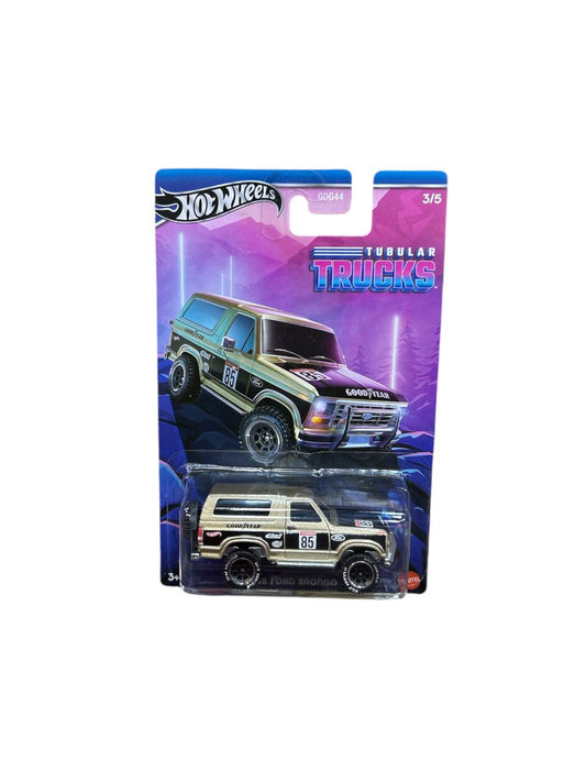 Hot Wheels 1985 Ford Bronco, Tubular Trucks 1/5