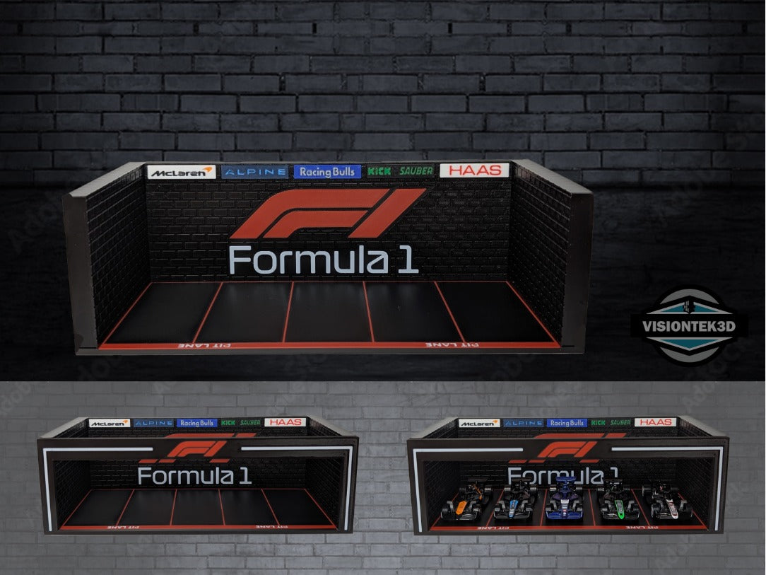 Garage Diorama For 1:64 Scale Model Cars