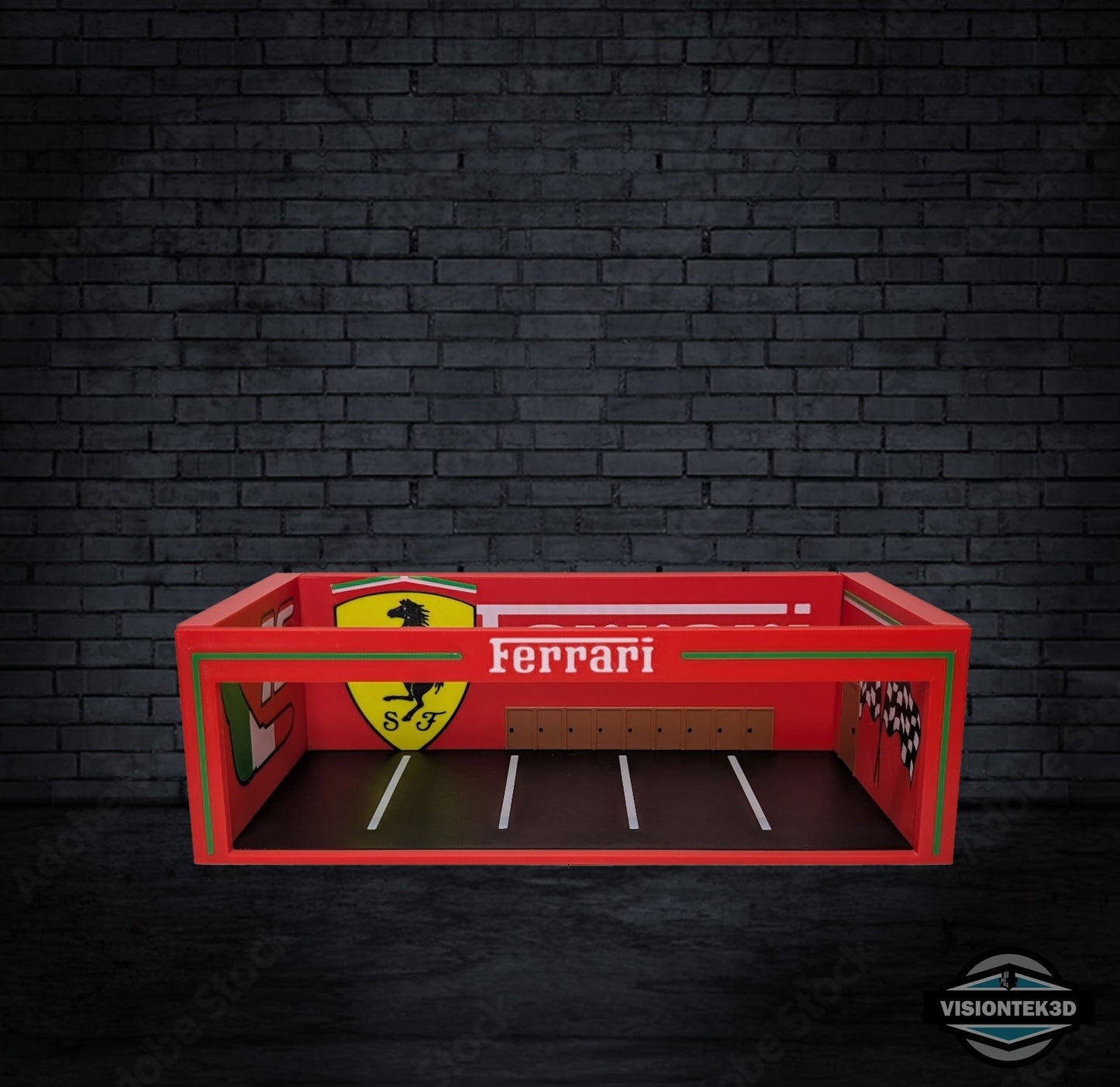 Garage Diorama For 1:64 Scale Model Cars