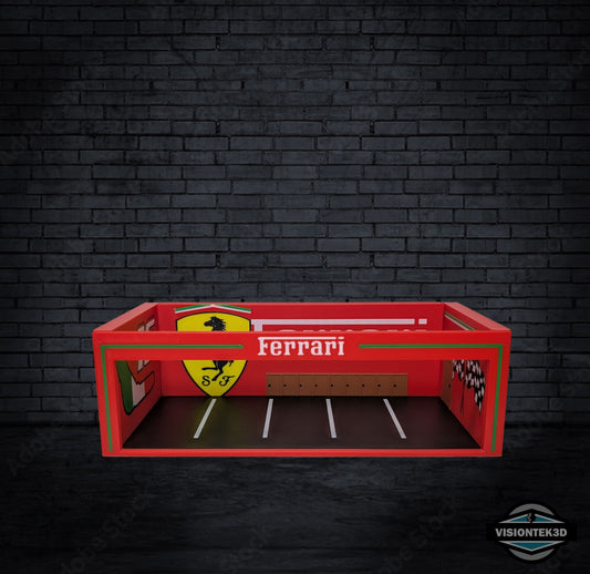Garage Diorama For 1:64 Scale Model Cars