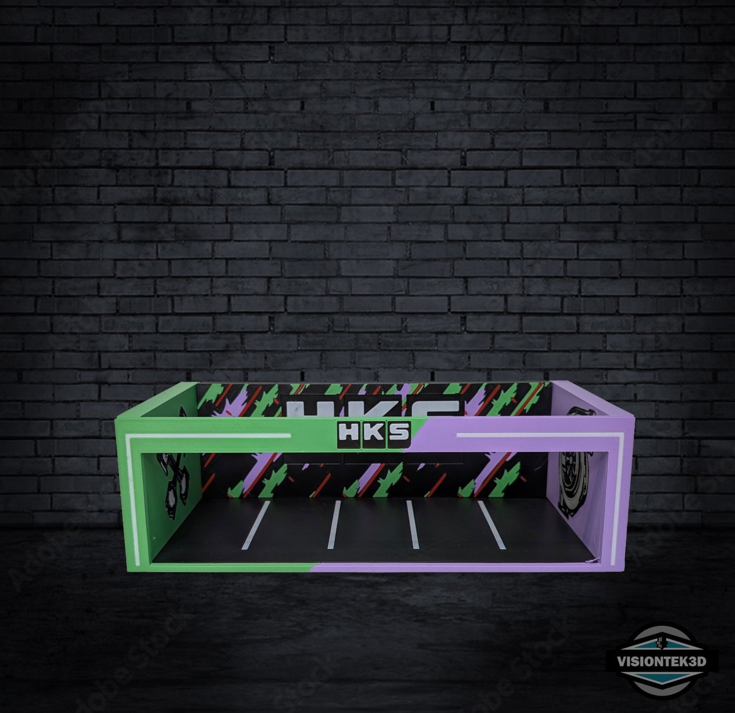 Garage Diorama For 1:64 Scale Model Cars