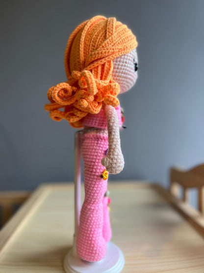 Barbie Style Crochet Doll For Kids Or Collector Handmade Toys Made By Vietnam
