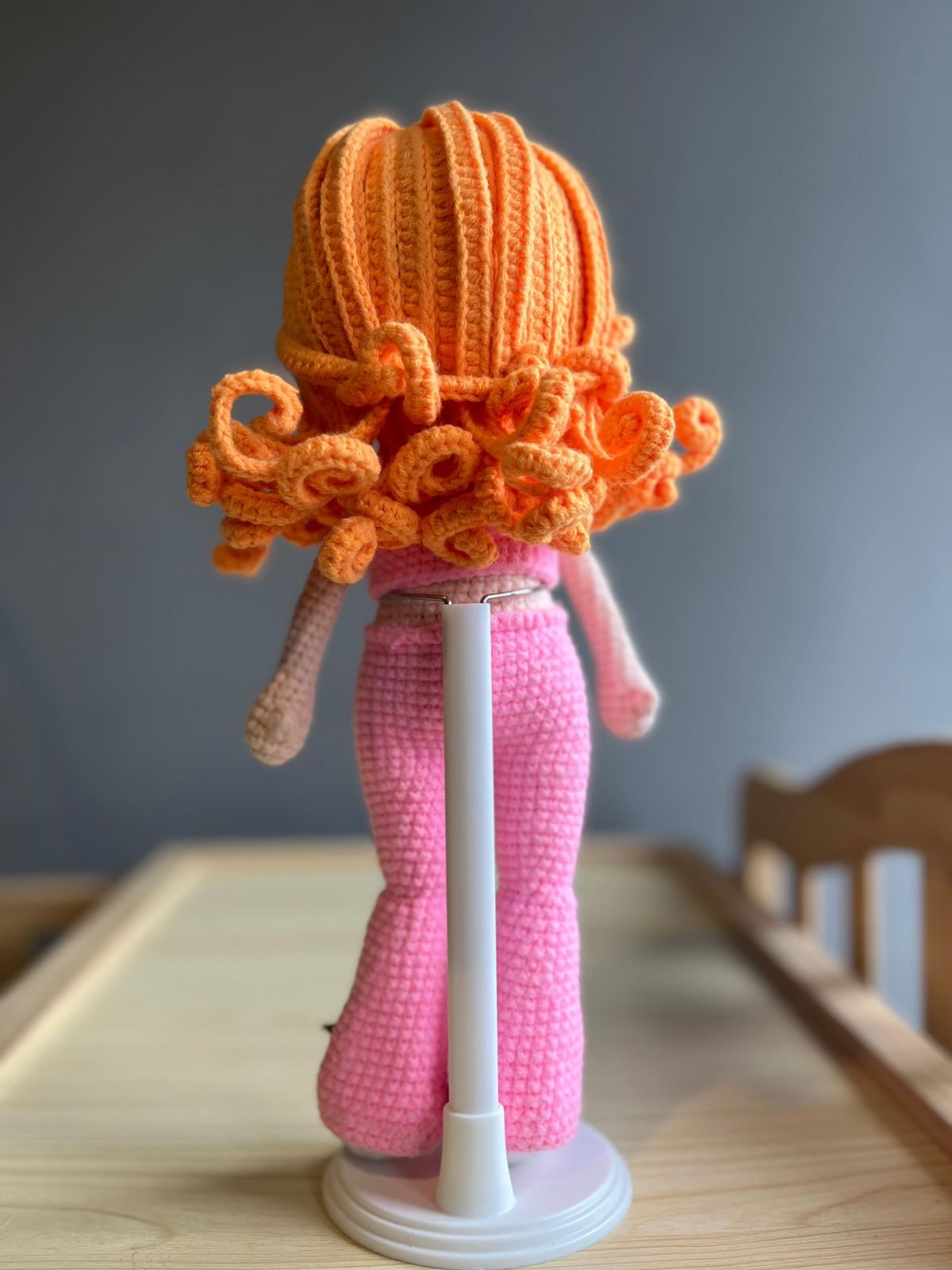 Barbie Style Crochet Doll For Kids Or Collector Handmade Toys Made By Vietnam