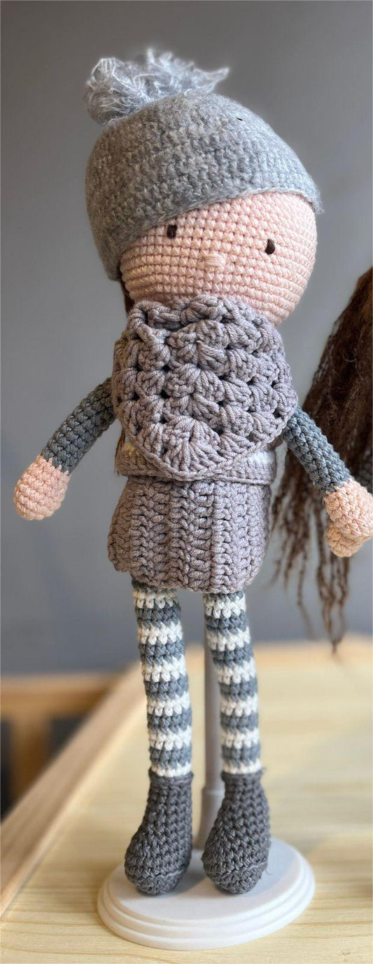 "Handmade with love, stitch by cozy stitch. This little crochet doll is a true work of Handmade Work Made By Vietnam