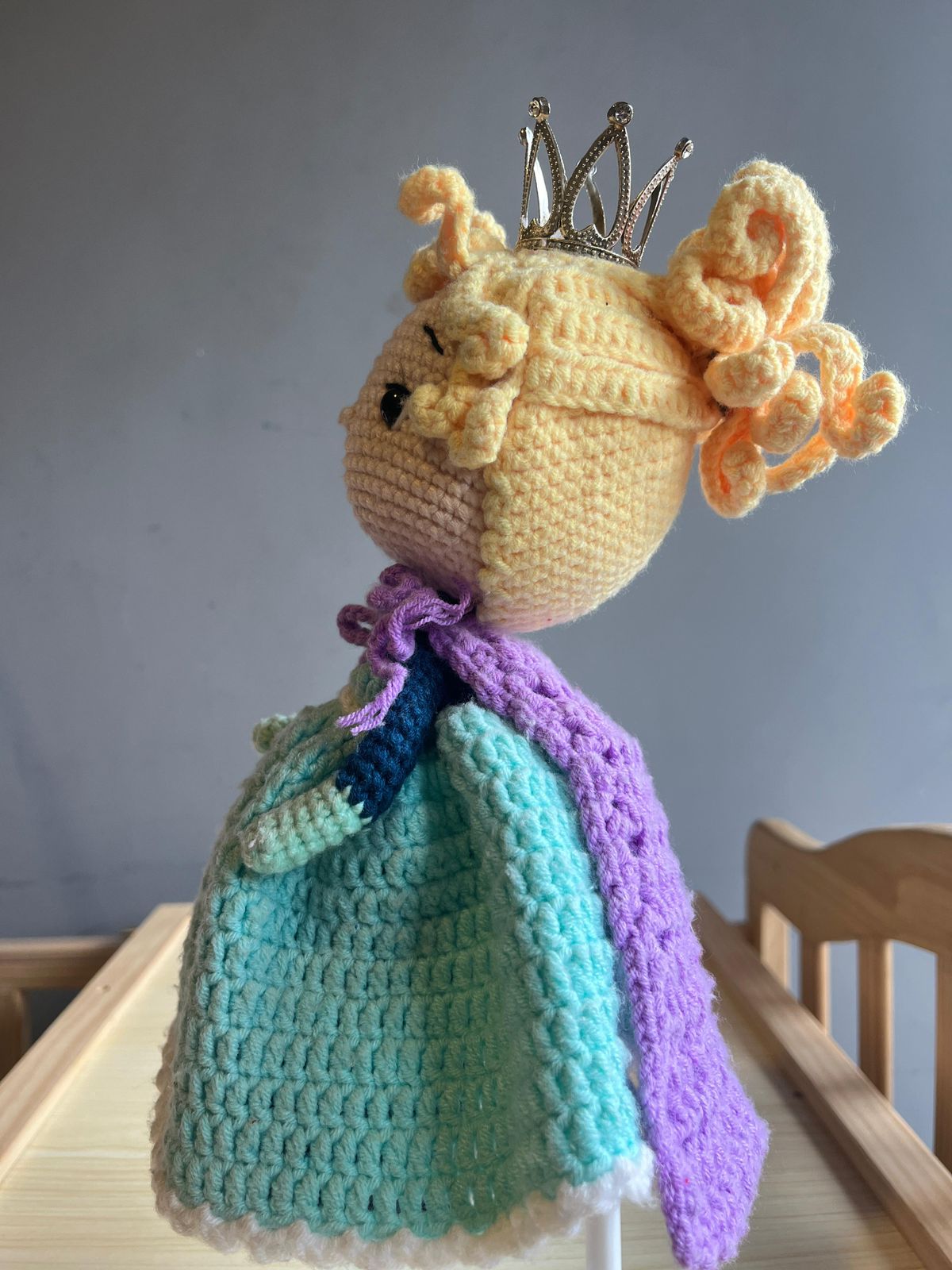 Buy Queen Elsa Doll, Crochet Princess Doll, Beautiful Girl Princess Plushies, Frozen
