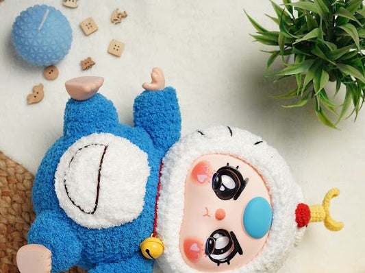 Adorable Cartoon Character Soft Plush Toy Cuddly Toy for Kids, Girls, Boys, Beautiful Blue Dark Shade, Supersoft Fabric, Stuffed Toy