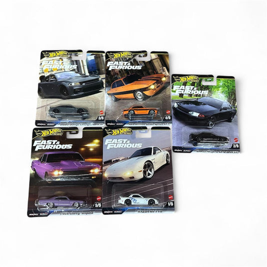 Hotwheels Premium Fast & Furious Set Of 5