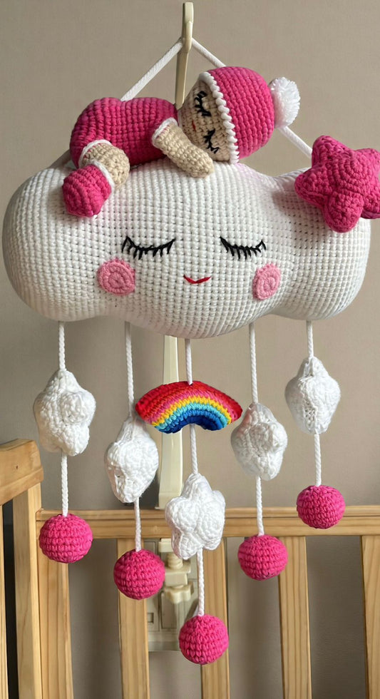 Crochet Where clouds cuddle rainbows and tiny dreams begin