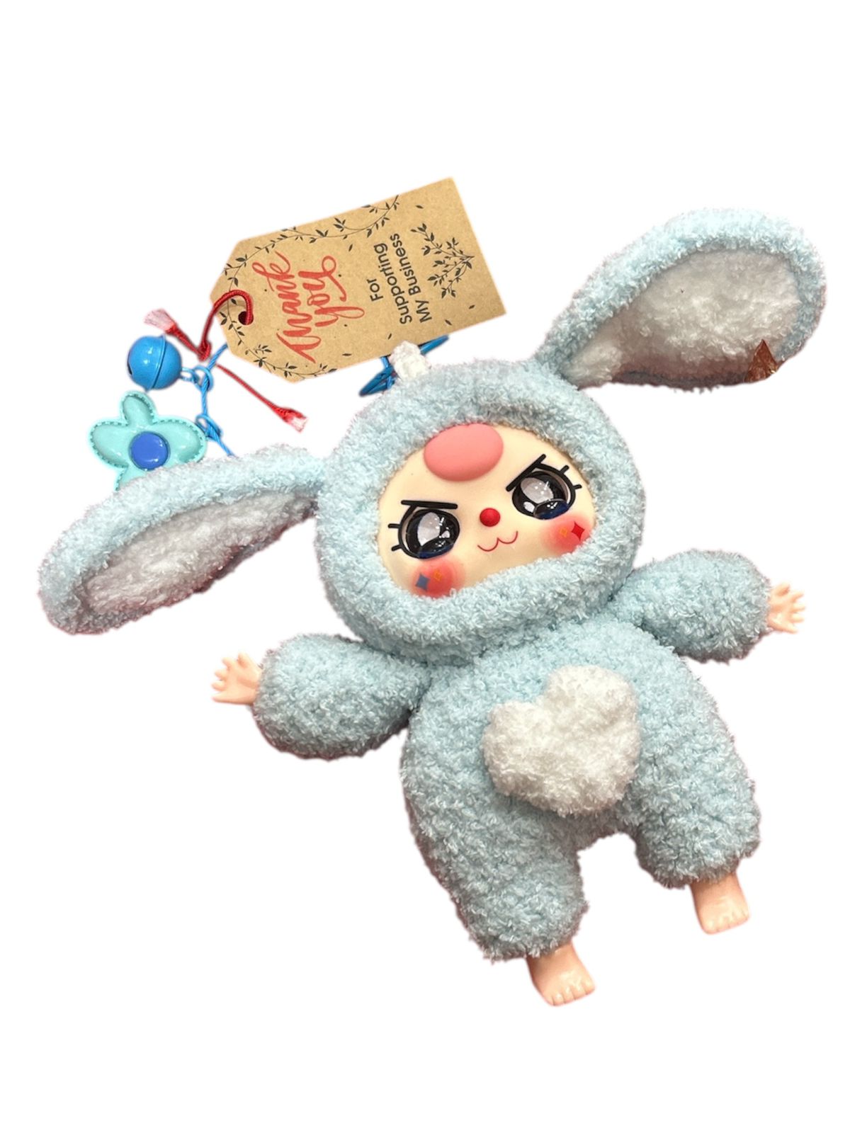 A delightful addition to any plush collection Cutest bag charms are here "Meet our adorable plush toy with a cute anime