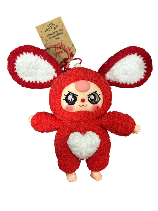 A delightful addition to any plush collection Cutest bag charms are here "Meet our adorable plush toy with a cute anime