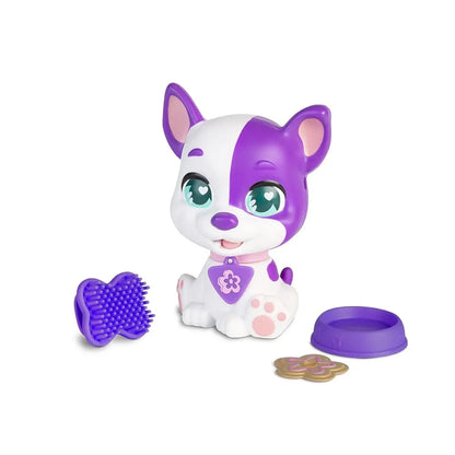 SUPER CUTE LITTLE BABIES - Super Puppies, SuperCute Superheroines Pets, Interactive Toy Puppies with Sound, Saucer for Eating and Comb, Cape and Eye Mask,...