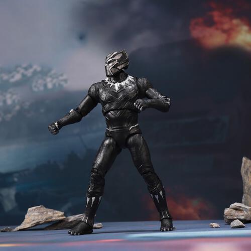 Marvel Black Panther with Plastic Holder