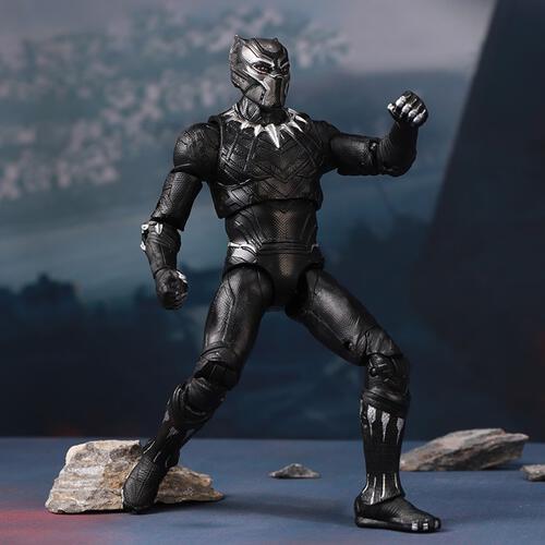 Marvel Black Panther with Plastic Holder
