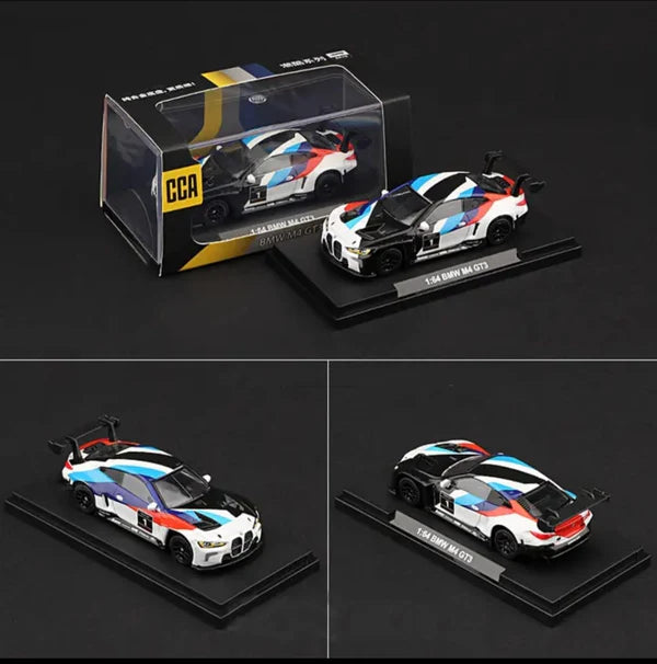 CCA BMW M4 GT3 1:64 Scale Diecast Model Car with Acrylic Case Cocoland Toys