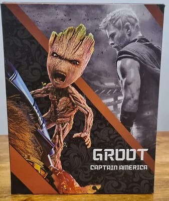 Groot Action Figure Toy Box Marvel