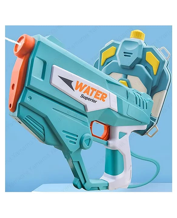 Electric Water Gun, Continuous Fire Water Gun, Super Strong Backpack Type, Large Capacity Tank Type,(1,350 ml), For Children and Adults,Holi, Beach, Pool, River Play {Random 1}