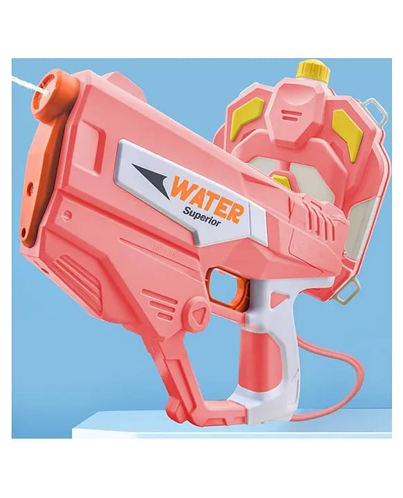 Electric Water Gun, Continuous Fire Water Gun, Super Strong Backpack Type, Large Capacity Tank Type,(1,350 ml), For Children and Adults,Holi, Beach, Pool, River Play {Random 1}