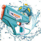 Electric Water Gun, Continuous Fire Water Gun, Super Strong Backpack Type, Large Capacity Tank Type,(1,350 ml), For Children and Adults,Holi, Beach, Pool, River Play