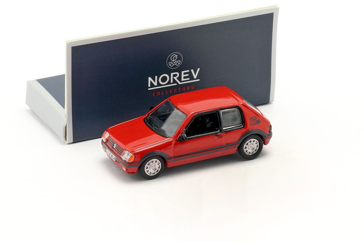 Norev 1/87 471716 PEUGEOT 205 GTi 1.9 1987 Vallelunga Red