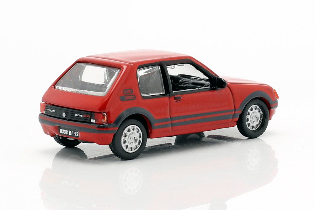 Norev 1/87 471716 PEUGEOT 205 GTi 1.9 1987 Vallelunga Red