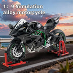 Speed Motocycle 1:9 Scale Kawasaki Ninja H2R Diecast Motorcycle Model with Display Stand