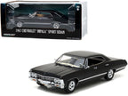 1/24 Greenlight 1967 Chevrolet Impala Sport Sedan Tuxedo (Black) Diecast Car Model