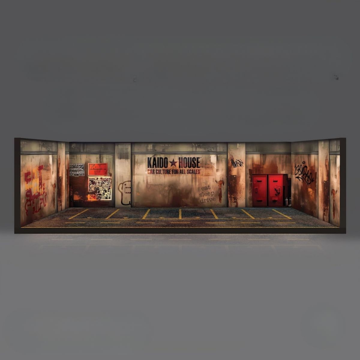Cocoland Toys Kaido House themed garage display for diecast cars