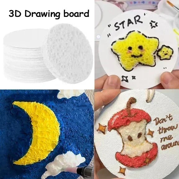Aqua Puffs 3D Art Kit Create Your Own Puffy Designs