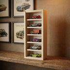 Wooden Diecast Car Display Case 6-Layer (LED OR Without LED)