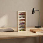 Wooden Diecast Car Display Case 6-Layer (LED OR Without LED)