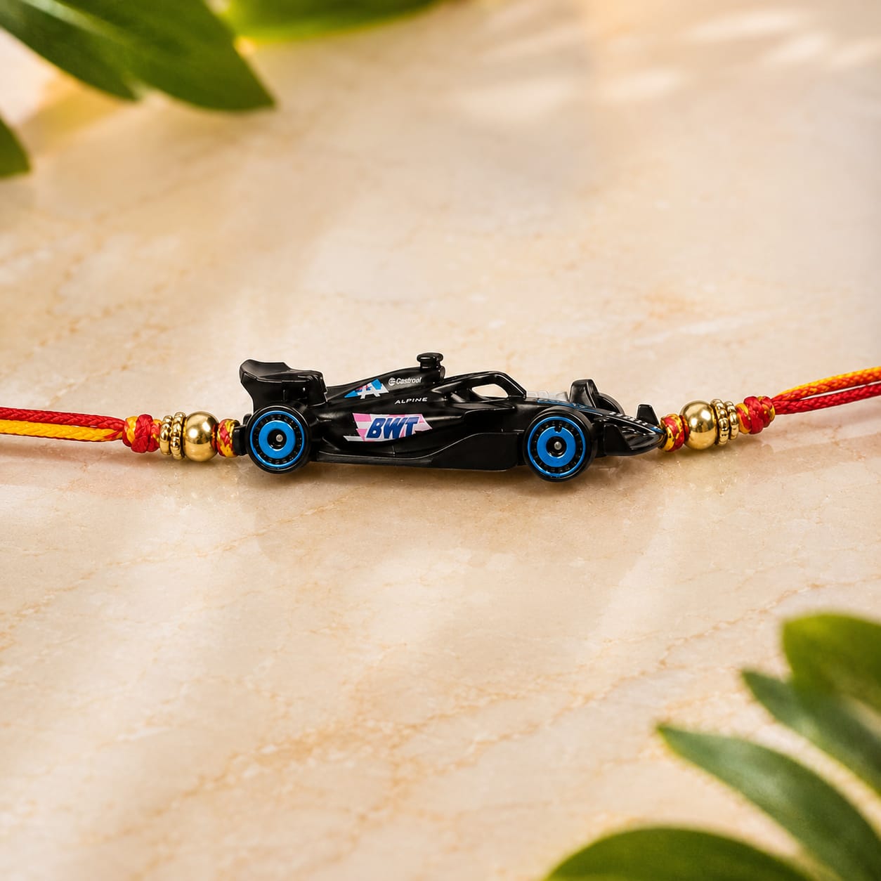Hot Wheels Style Alpine F1 Racing Car Rakhi (Random 1)