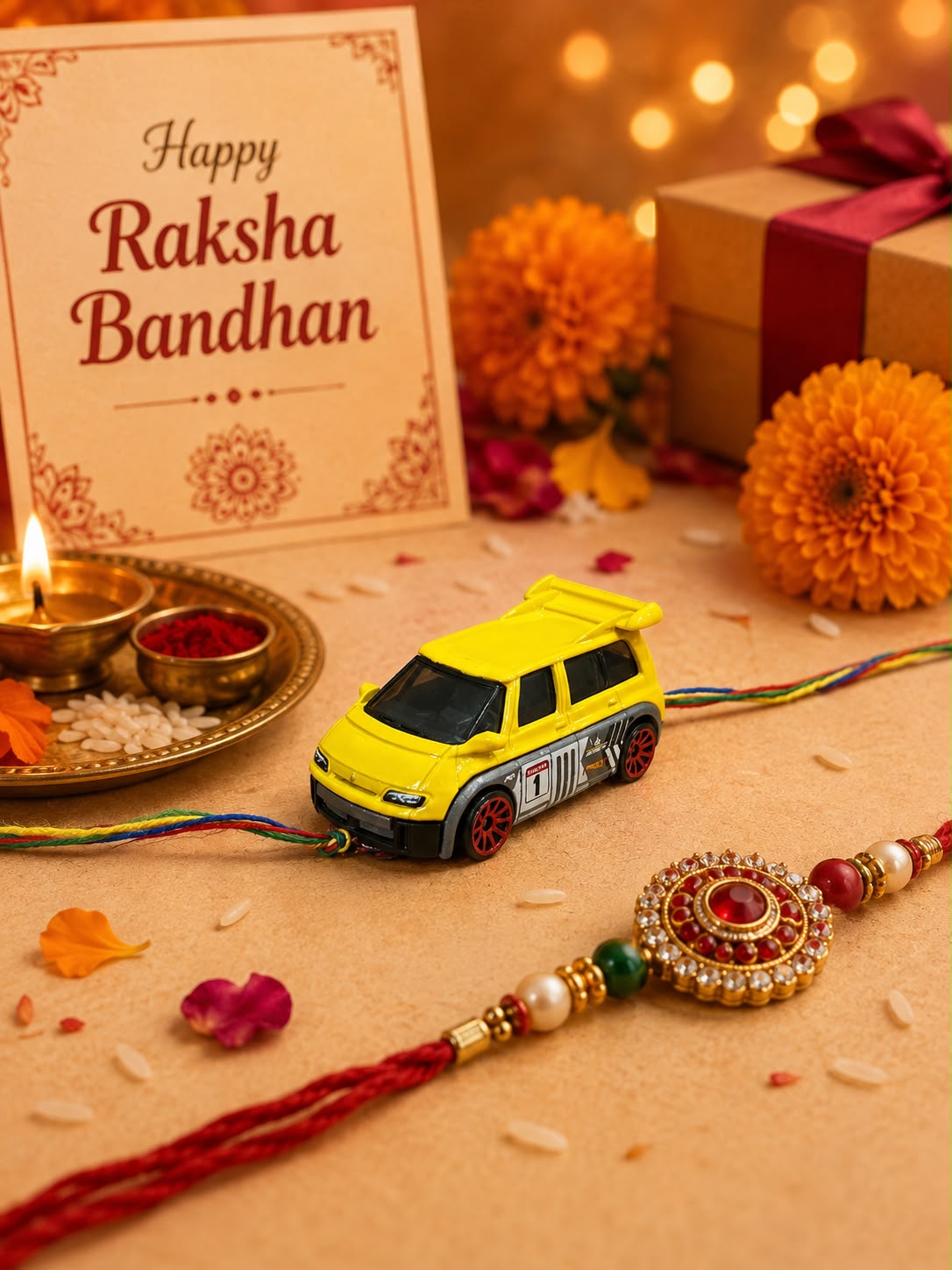 Hot Wheels Renault Espace F1 Car Rakhi