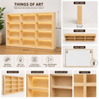 Premium Wooden LED Backlit Diecast & Collectible Display Case (Car Not Included)