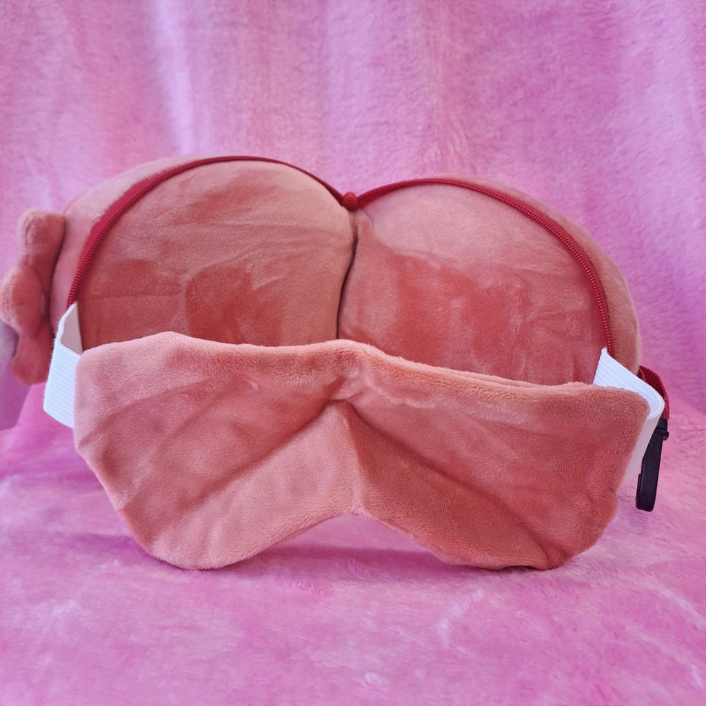 Cute Plush 2-in-1 Convertible Eye Mask & Pillow Random 1 (Pack Of 1)