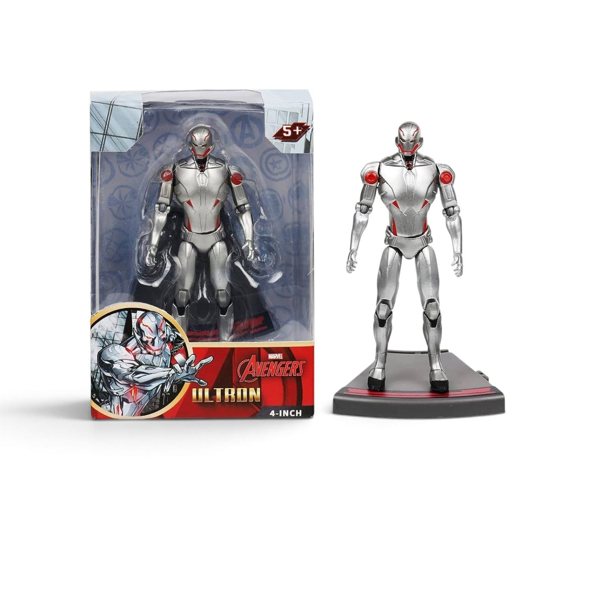 Comiclyfe Marvel Ultron 4-Inch Action Figure | Officially Licensed Marvel Super Villain Collectible Toy