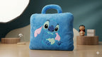 Disney Stitch Travel Bag Pillow Blanket for Kids and Children Pillow Blanket, Travel Blanket for Kids