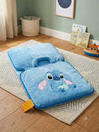 Disney Stitch Travel Bag Pillow Blanket for Kids and Children Pillow Blanket, Travel Blanket for Kids