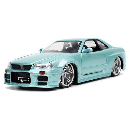 Jada The Fast and The Furious Brians Nissan Skyline GT-R R34 1:24 Die Cast Vehicle